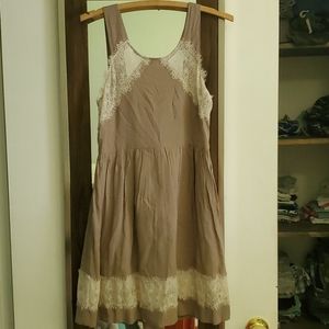 Free People Cotton and Lace Sundress